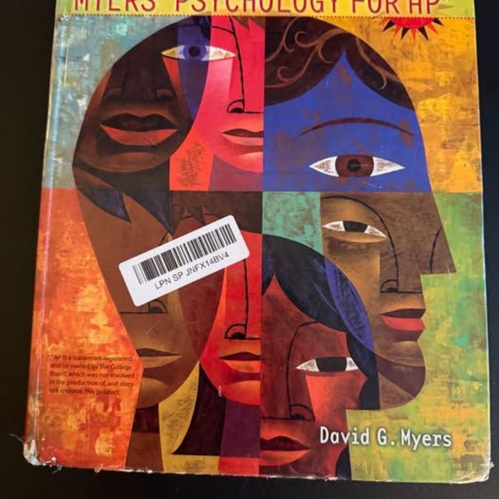 Myers Psychology for AP - Hardcover By Myers, David G - ISBN 9781429244367